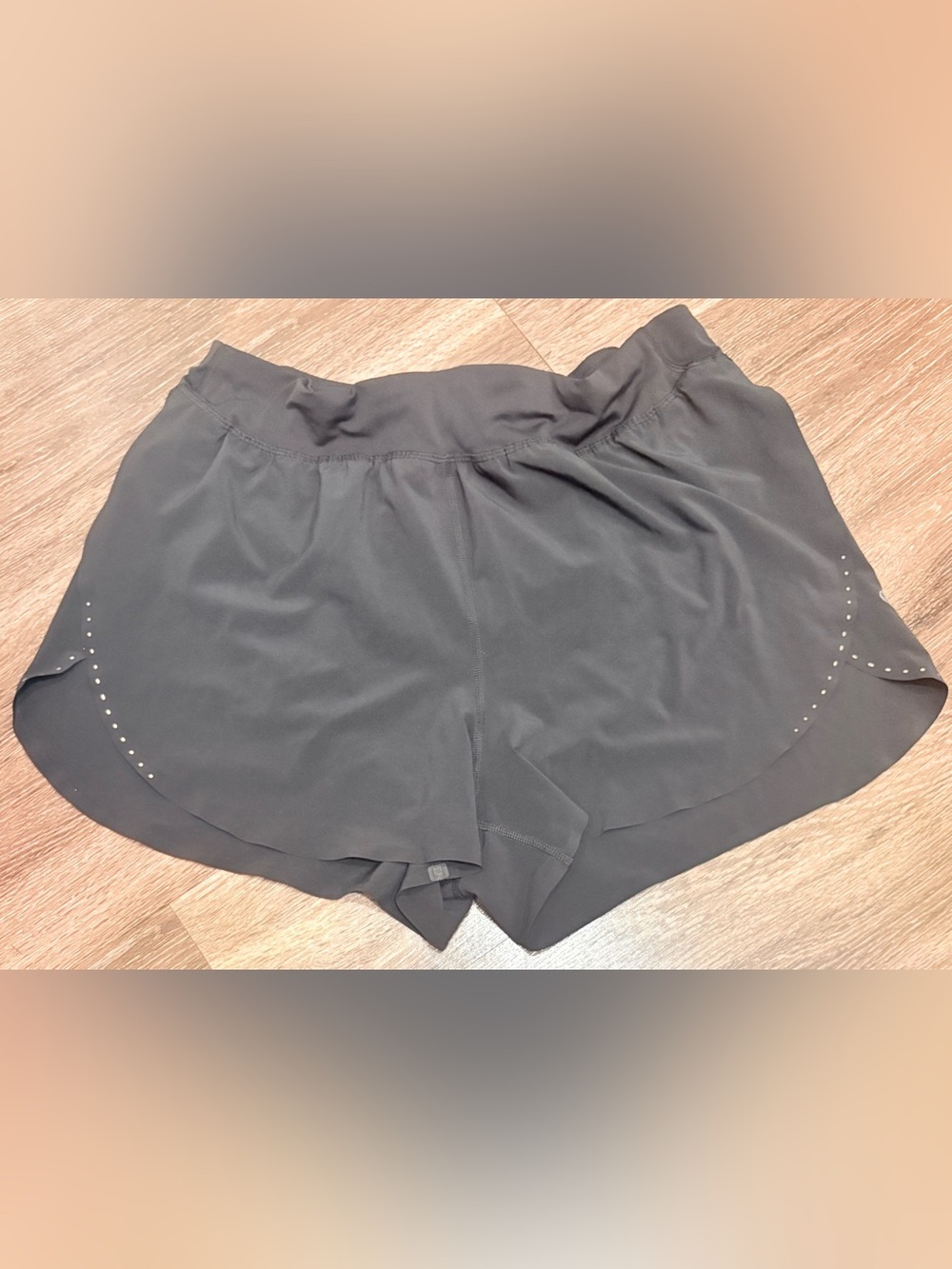 Lululemon Fast And Free Reflective High-Rise Classic-Fit Short 3" Black Size 14